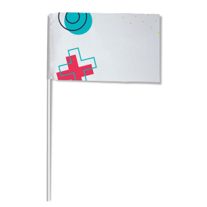 Bandeira com bastão